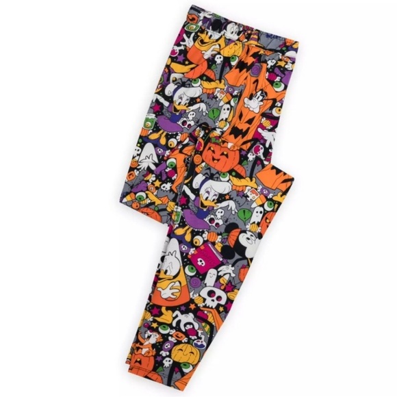NEW Disney Mickey Mouse and Friends Halloween Pajama Set - Adult Size Large - Picture 3 of 7
